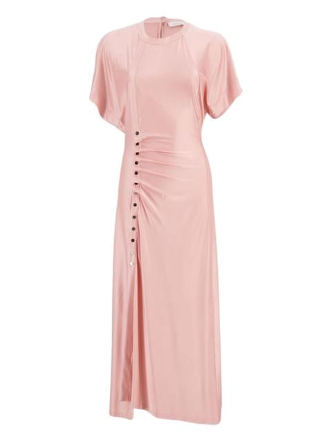 rabanne draped maxi dress