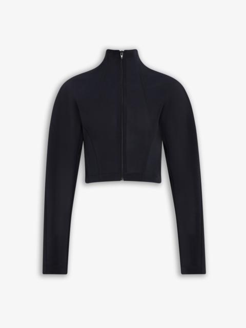 Alaïa HIGHNECK CROPPED JACKET