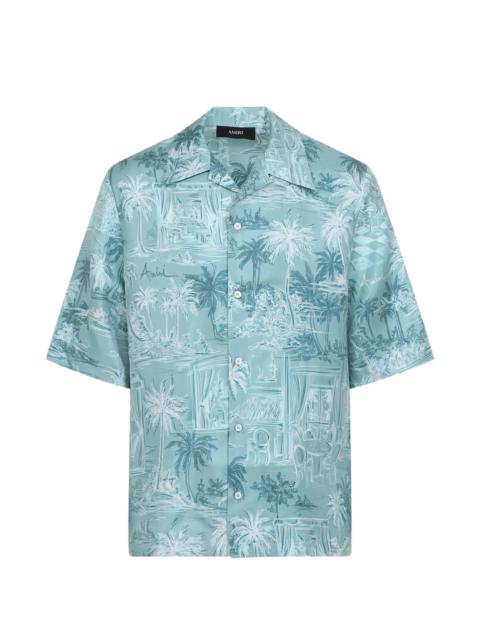AMIRI Amiri Printed Silk Shirt