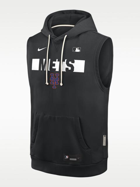 Nike New York Mets Authentic Collection Standard Issue Men's Nike Dri-FIT MLB Sleeveless Pullover Hoodie