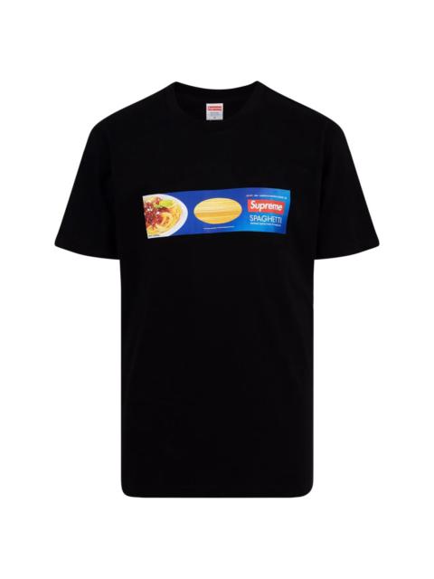 Spaghetti short-sleeve T-shirt