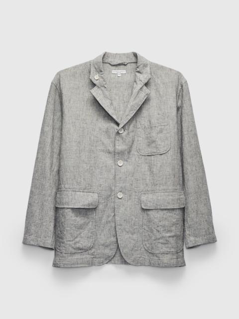 Engineered Garments Loiter Jacket in Cotton-Linen Heather Grey Melange
