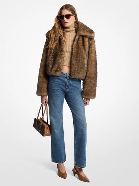 MICHAEL KORS Faux Fur Jacket