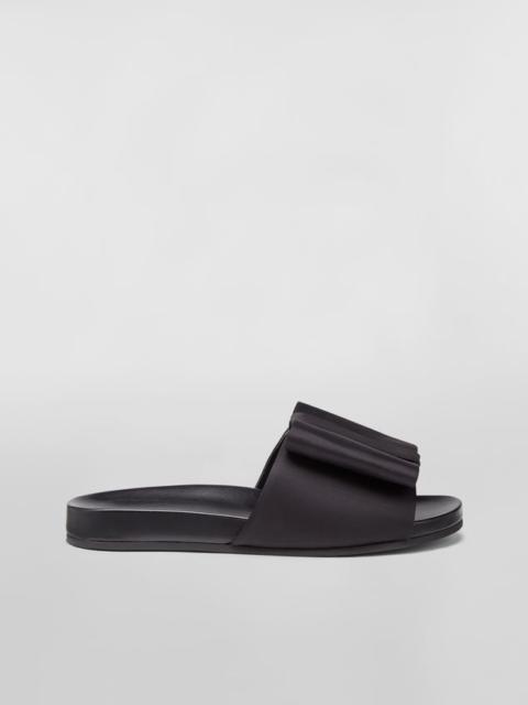 Marni BOW SATIN ONE-BAND SANDAL