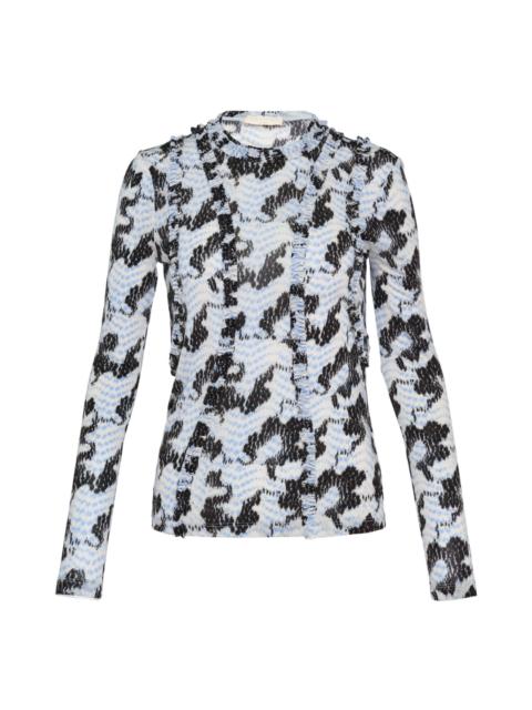 ULLA JOHNSON Clover Long Sleeve Jersey Top