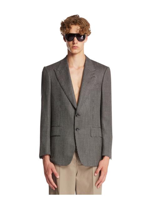TOM FORD Black Wool and Silk Jacket