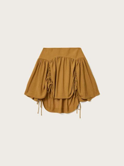 ALLSAINTS ARIA CHECK MINI SKIRT