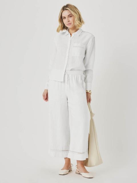 Splendid Stella Linen Trim Pant