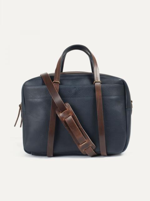 Bleu de Chauffe REPORT BUSINESS BAG  -  NAVY BLUE