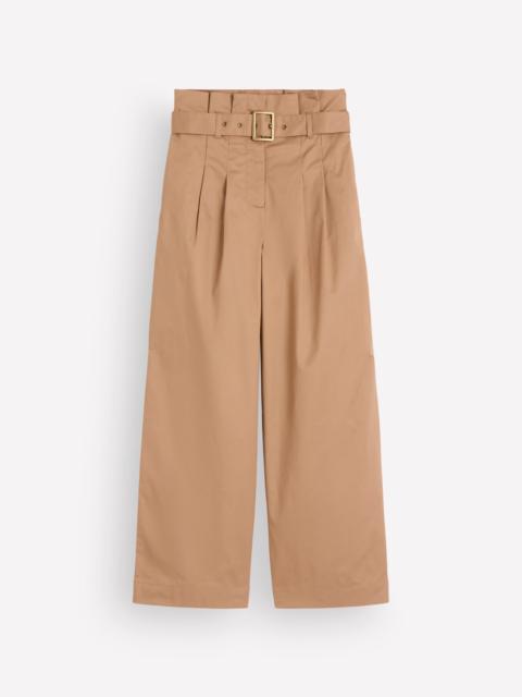 BODEN Paperbag Waist Pants-Cappuccino