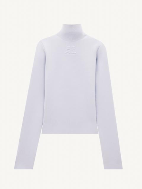courrèges HIGH NECK MILANO TOP