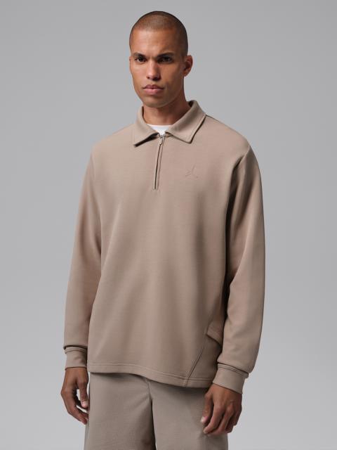 Jordan Jordan Men's 1/2-Zip Collared Long-Sleeve Golf Top