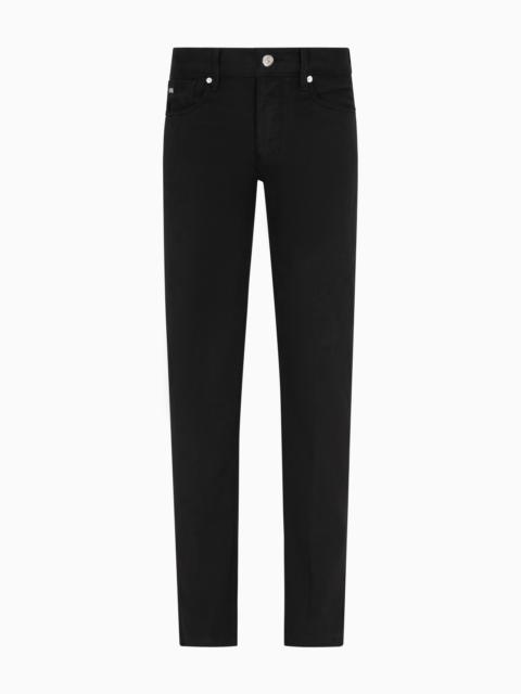 EMPORIO ARMANI ASV J75 LYOCELL-BLEND SLIM-FIT JEANS