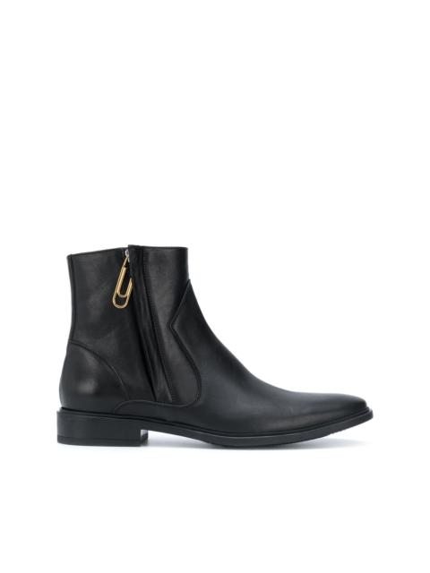 Off-White paperclip Chelsea boots