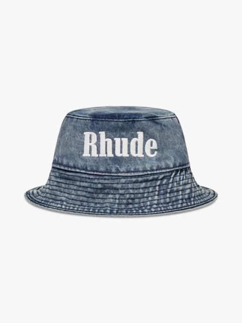 Rhude DENIM BUCKET HAT