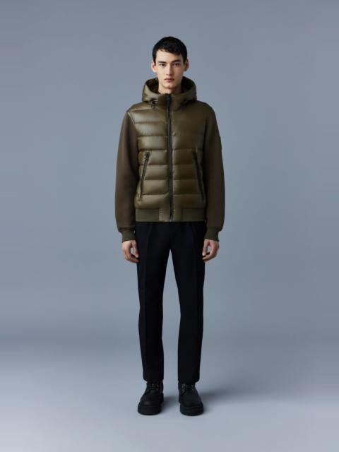 MACKAGE FRANK Double-face jersey bomber jacket with hood