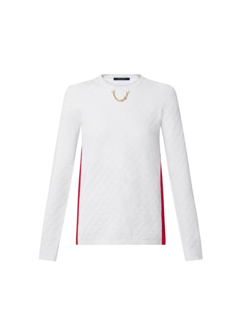 Louis Vuitton Embossed Monogram Knit Pullover