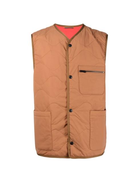 Paul Smith quilted V-neck gilet
