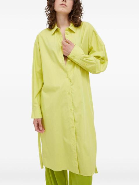 SAMSØE SAMSØE buttoned tie shirt dress