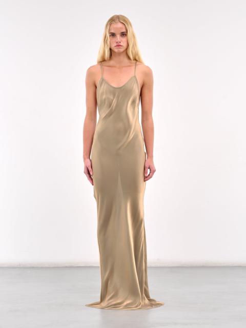 PRISCAVera Cross Strap Long Dress