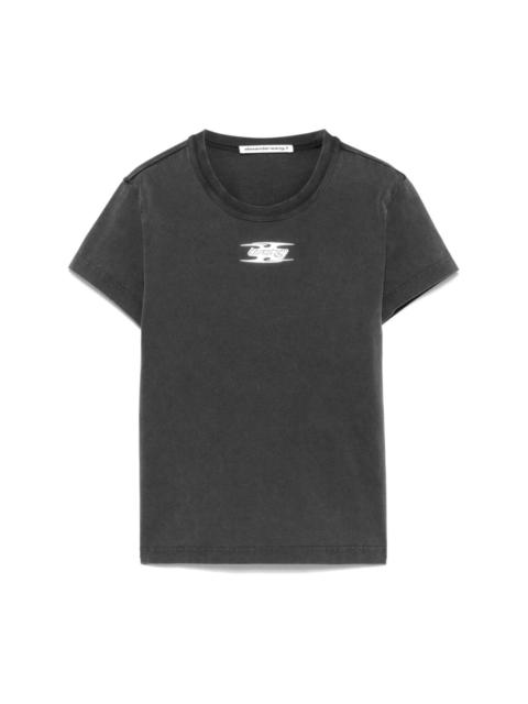 puff logo shrunken T-shirt