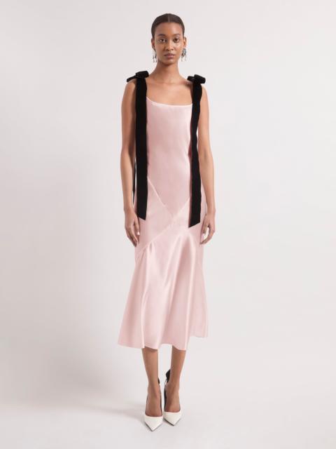 NINA RICCI Pink Mermaid Satin Dress