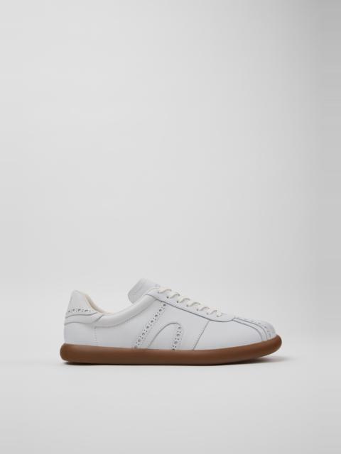 CAMPER Twins White Leather Sneakers for Men.
