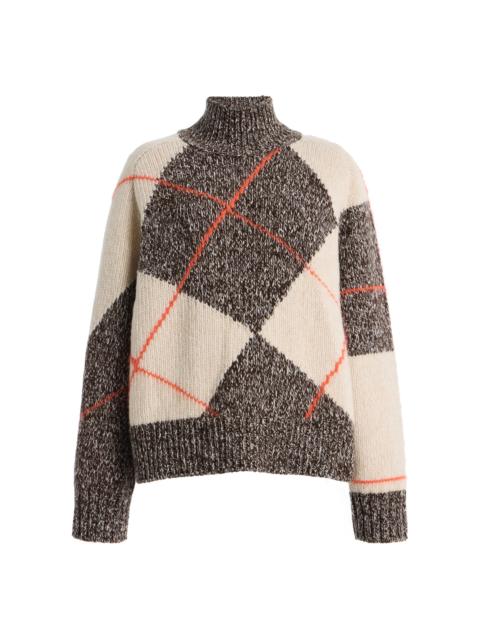 CLOSED Argyle Rolli Wool Sweater