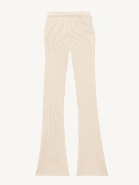 courrèges KNITTED PANTS REEDITION