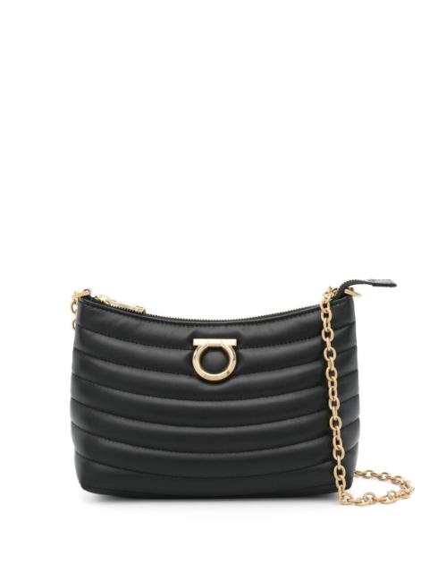 FERRAGAMO Gancini-plaque Shoulder Bag