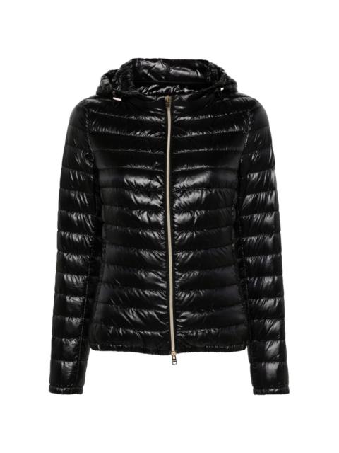 ジャケット HERNO Women Jackets PI00133DR 12017Z9300 Black A-SHAPE JACKET IN NYLON ULTRALIGHT in Black for Women | Herno®