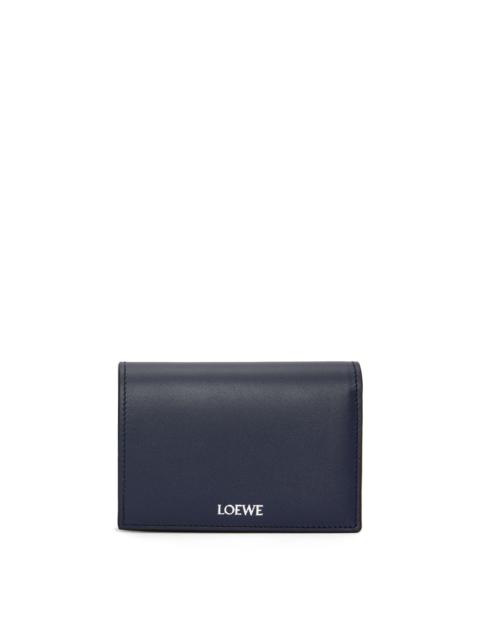 Loewe Folded wallet in shiny nappa calfskin