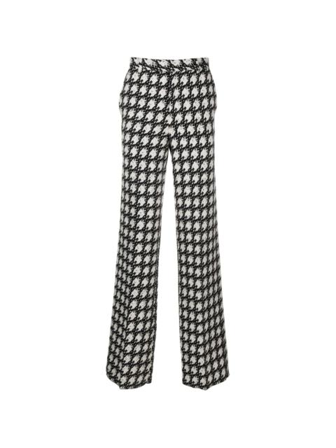 tweed tailored cotton trousers