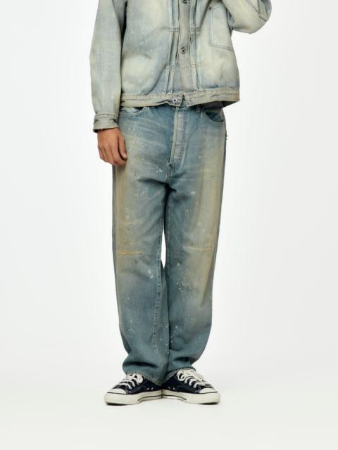 A.PRESSE NO.37 WASHED WIDE DENIM PANTS (BLEACH)