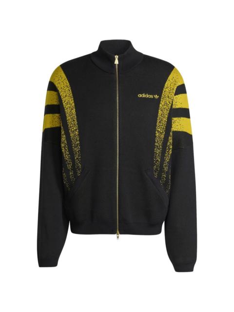 adidas Santiago striped zip jacket