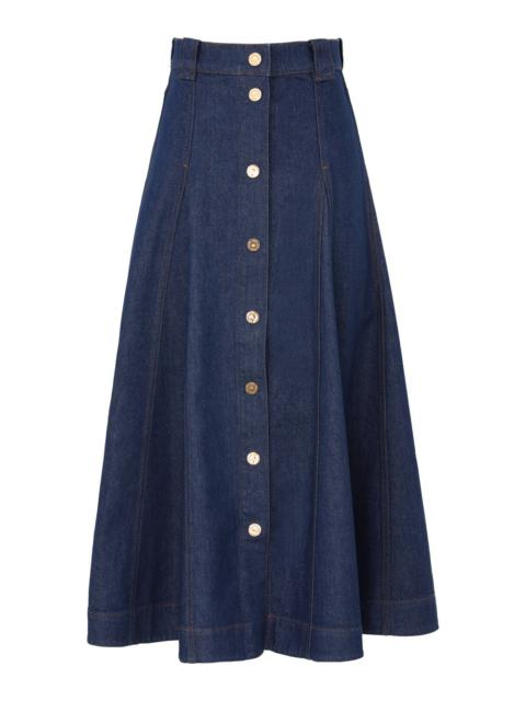 Zimmermann DENIM FLARE SKIRT