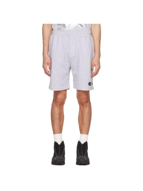 Helmut Lang Gray Cotton Shorts