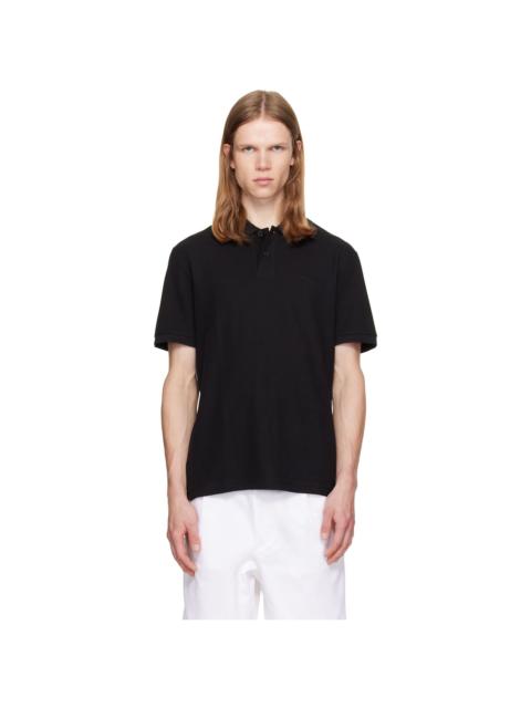 BOSS Black Regular-Fit Honeycomb-Strutured Cotton Piqué Polo