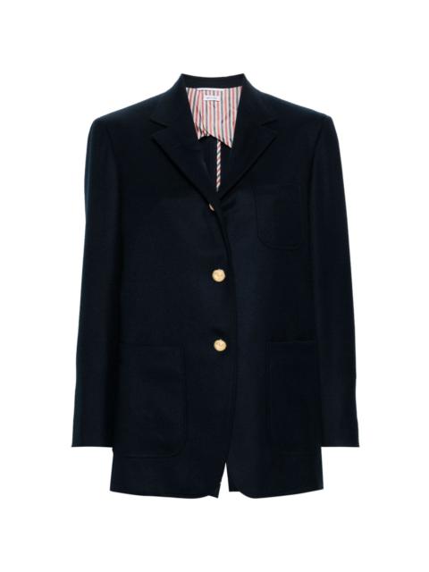 single-breasted wool blazer