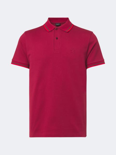 GUCCI Cotton-blend piqué polo shirt