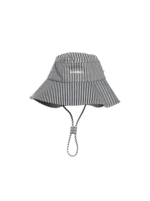 JACQUEMUS De-Nîmes striped hat