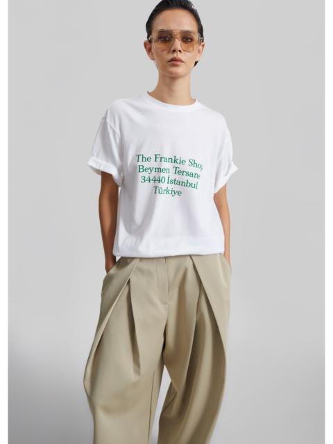 The Frankie Shop Tfs Beymen T-Shirt - White/Green
