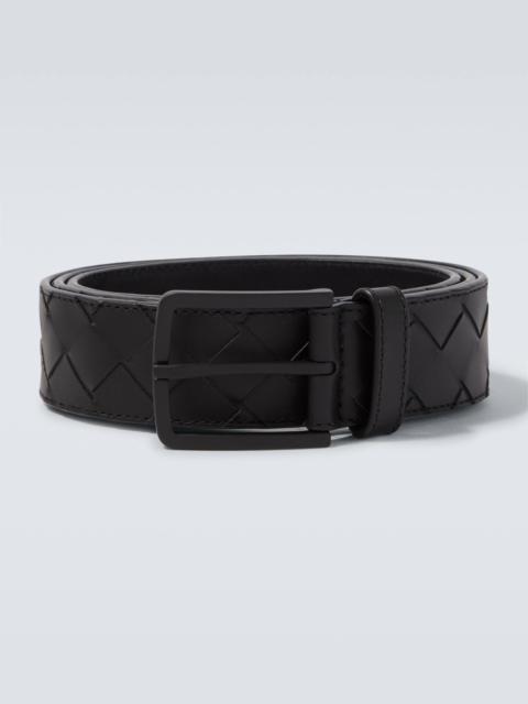 Bottega Veneta Intrecciato leather belt