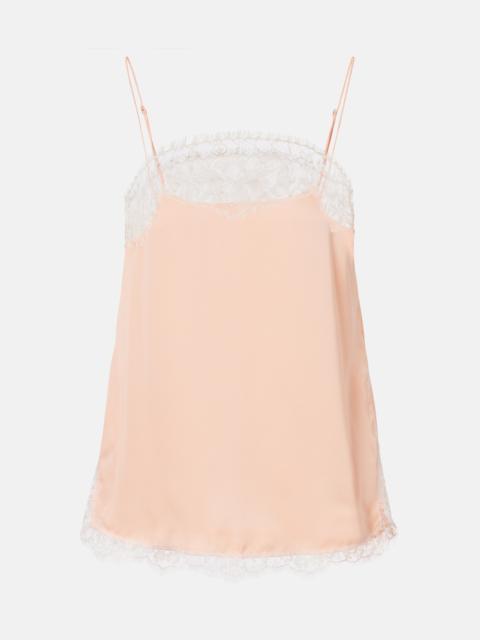 FAITHFULL Hanna lace-trimmed satin camisole