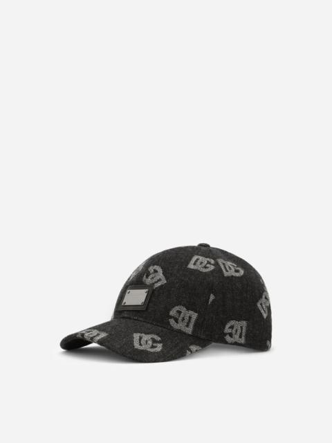 Dolce & Gabbana Jacquard baseball cap with DG Monogram