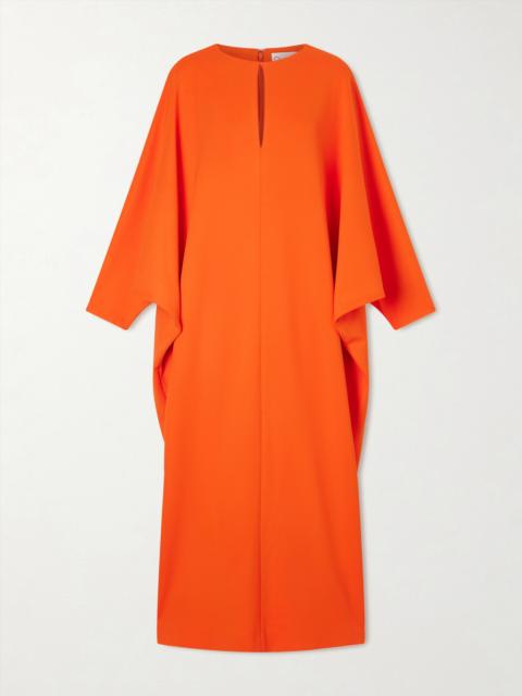 Oscar de la Renta Draped Crepe Gown