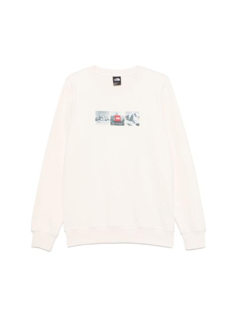 Expedition System-print sweatshirt