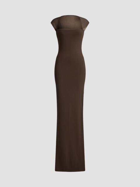 Ralph Lauren Women's Waverly Matte Jersey Body-Con Gown - Sycamore