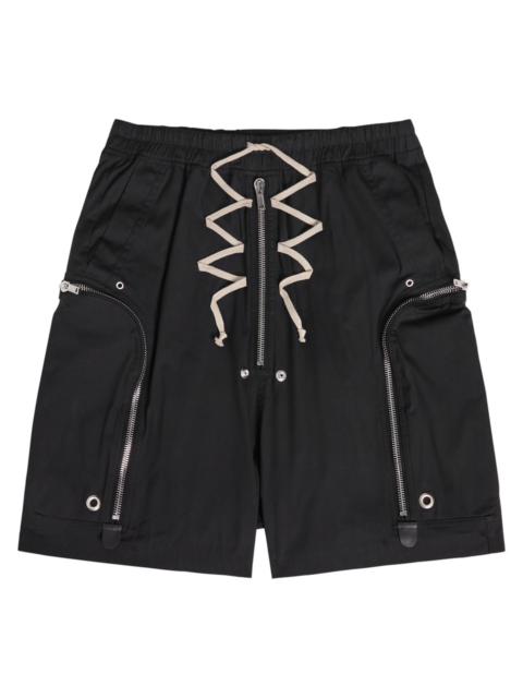 Rick Owens Rick Owens Bauhaus Bela Stretch-cotton Shorts