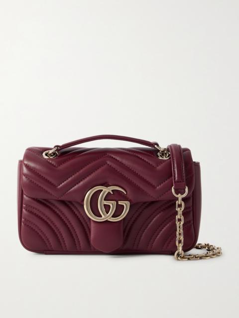 GUCCI Gg Marmont 2.0 Quilted Leather Shoulder Bag